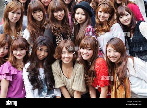 Asien Japan Honshu Tokio Harajuku Girls Girls Japanerinnen