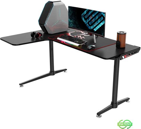 top    shaped gaming desks corner desks