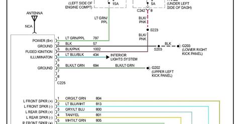 ford factory amplifier wiring diagram  images  ford ford   ford focus