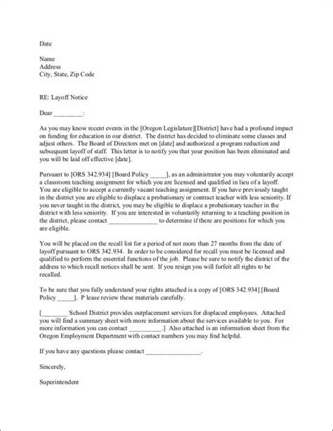 job layoff letter layoff letter template layoff letter singapore