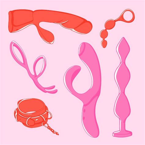 Free Vector Sex Toys Element Collection