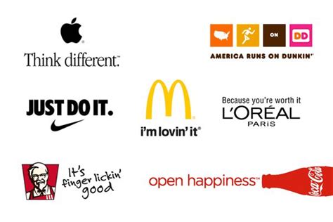 top brand slogans   create  ebaqdesign   memorize