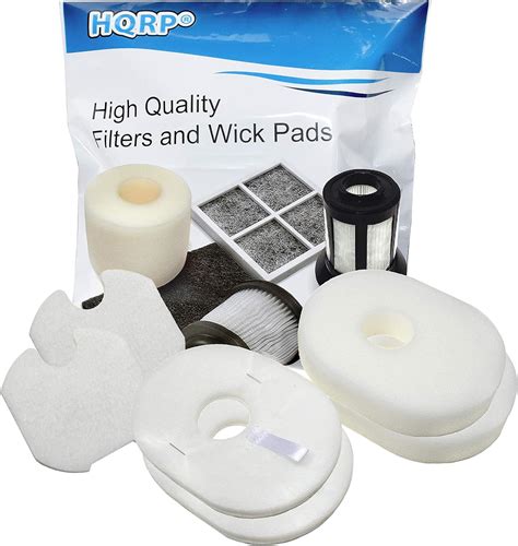 amazoncom hqrp  pack foam felt filter kit compatible  shark rocket deluxe uv
