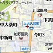Image result for 岐阜県岐阜市上大久和町. Size: 187 x 99. Source: www.mapion.co.jp