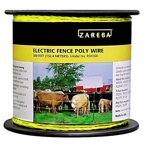 buy  woodstream rsw electric fence wire poly  ft wire  hardware world