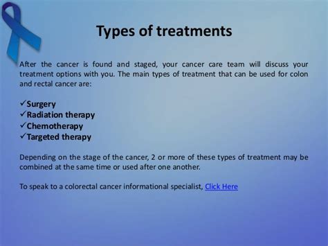 colorectal cancer treatment options