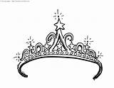 Crown Coloring Princess Pages Miracle Timeless sketch template
