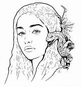 Game Daenerys Thrones Coloring Pages Targaryen Adults Deviantart Throne Adult Para Salvo sketch template