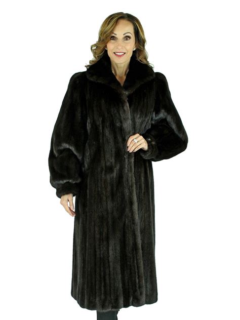 black diamond ranch female mink fur coat estate furs