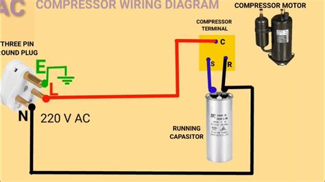 ac compressor wiring diagramcompressor wiring diagram youtube