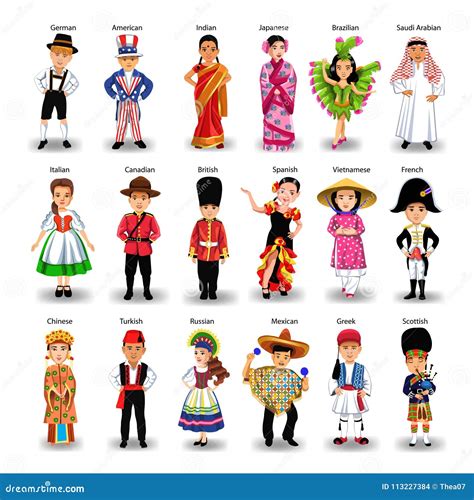 illustration  people   nationalities