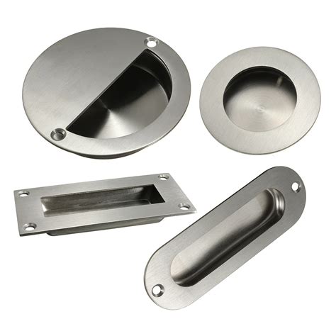 buy pcs stainless steel door handle embedded handle flush recessed pull satin