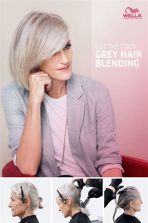get the look grey hair blending give your clients a