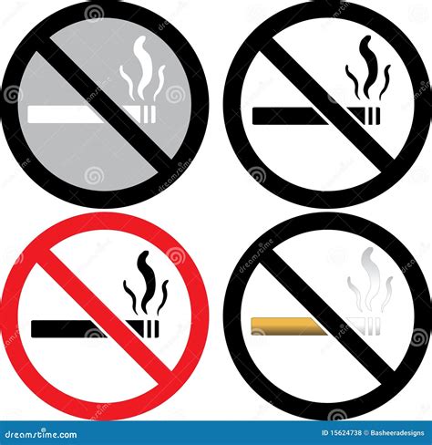 smoking sign stock vector illustration  environment