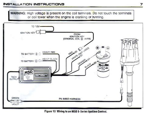 msd pro billet distributor wiring diagram knittystashcom