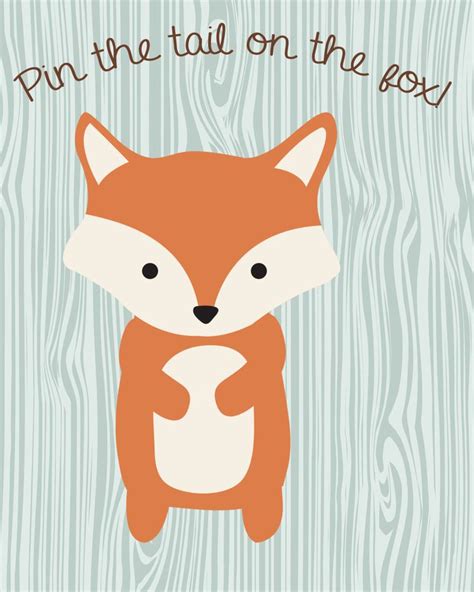 pin  tail   fox  digital  foxes etsy