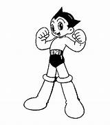 Coloring Astro Boy Pages Library sketch template