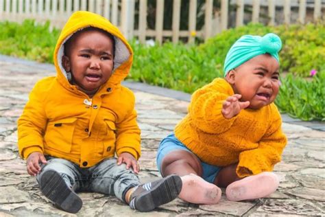 photoshoot  crying twins leaves social media  questions pictures newscoza
