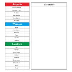 clue board game sheets printable clue games clue board game
