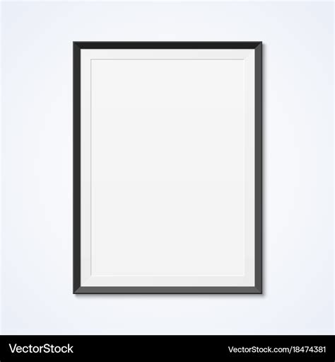 blank frame   wall royalty  vector image