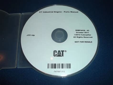 cat caterpillar  industrial engine parts cd manual sn jtf  sebp  picclick