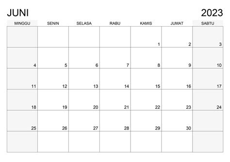 Kalender Juni 2023 Kalender365 Su