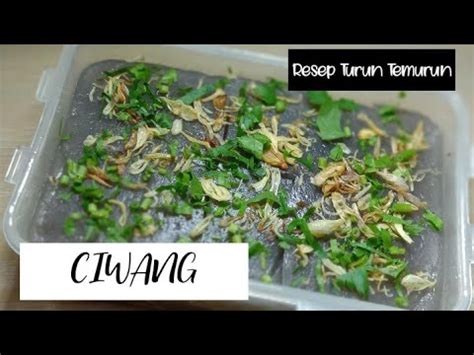 resep dapur mami  membuat ciwang makanan tradisional youtube