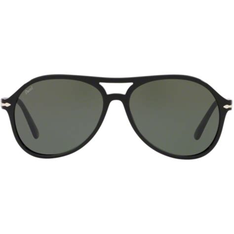 Persol Men S Retro 70s Aviator Sunglasses In Black