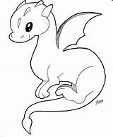 Dragon Coloring Cute Baby Pages Drawing Dragons Cool Easy Draw Drawings Deviantart Cartoon Simple Kids Color Printable Sketch Line Board sketch template