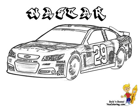 nascarcars atcoloring pages book  kids boysgif