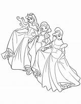 Cinderella Princesses Coloringhome Rapunzel Azcoloring sketch template