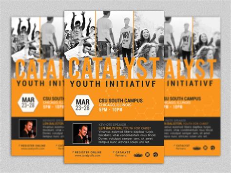 19 most popular youth flyer templates free and premium