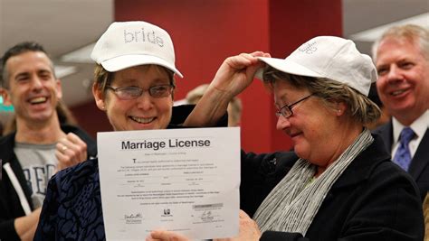 Same Sex Couples Get Married In Washington