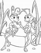 Coloring Pages Disney Coloriage Life Pattes 1001 Dessin Bug Imprimer Bugs Ants Atta Sheets Flik Animal Kids Printable Malebøger Story sketch template