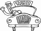 Taxi Coloring Cab Pages Clipart Driver Drawing Driving Preschoolers Getdrawings Getcolorings Cars Clipartmag Colorings sketch template
