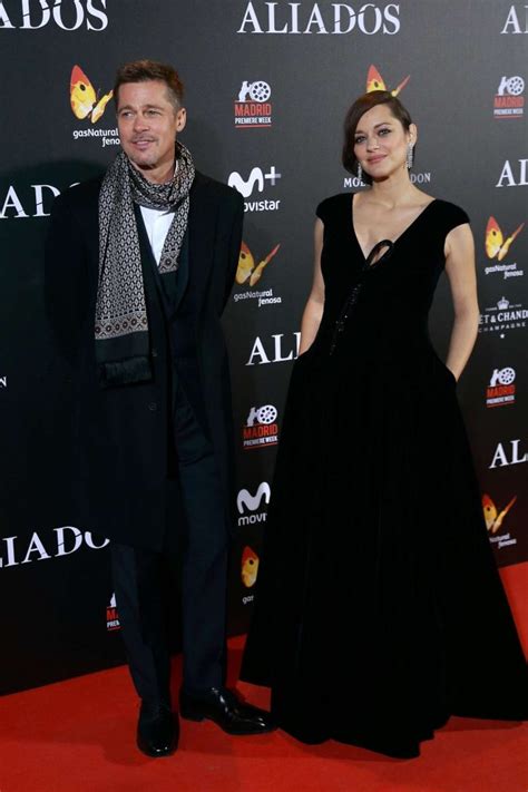 Brad Pitt And Marion Cotillard ‘allied’ Premiere In Madrid