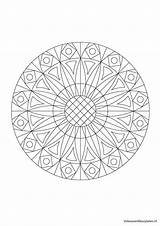 Bezoeken Mandala sketch template