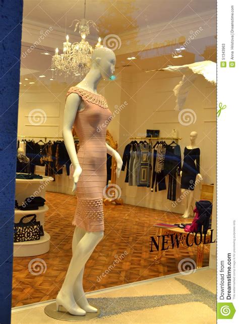 fashion boutique window stock image image  costume