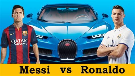 cristiano ronaldo s cars vs lionel messi s cars 2017 youtube