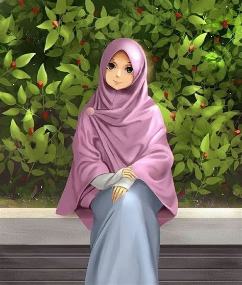 16 gambar kartun muslimah cantik 105 gambar wanita