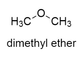 draw  explain  structure  dimethyl ether homeworkstudycom