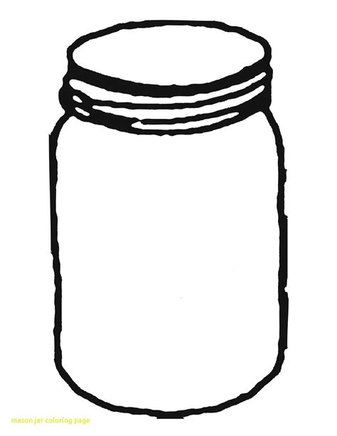 jar clipart coloring page jar coloring page transparent