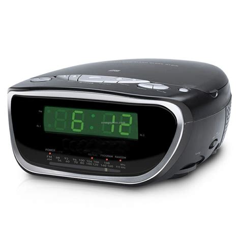 digital amfm dual alarm clock radio  stereo cd playerchina