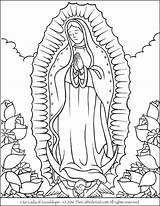 Guadalupe Virgen Coloring Lady Pages Diego Drawing Catholic Rivera Color Para Vocations La Thecatholickid Kids Dibujos Sheets Mary Printable Colorear sketch template