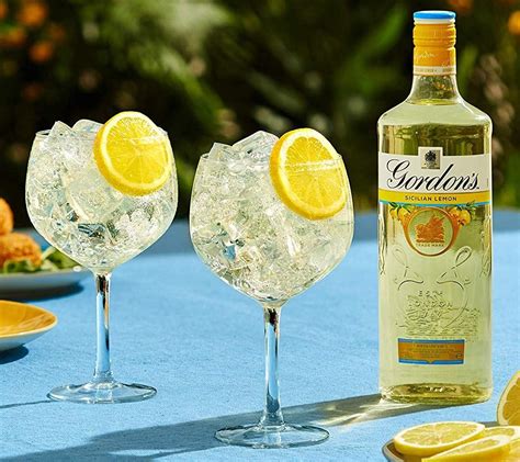 gordons gin launches  sicilian lemon flavour  spring