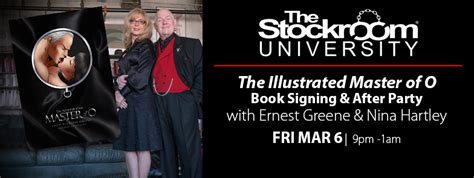master of o signing featuring author ernest greene and nina hartley