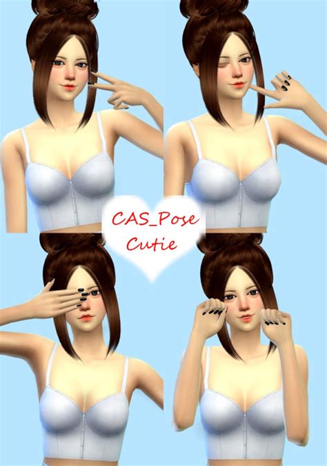 Cas Pose Cutie Female At Sim Mu Sims 4 Updates