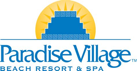 paradise village resort spa beach resorts corporate logo