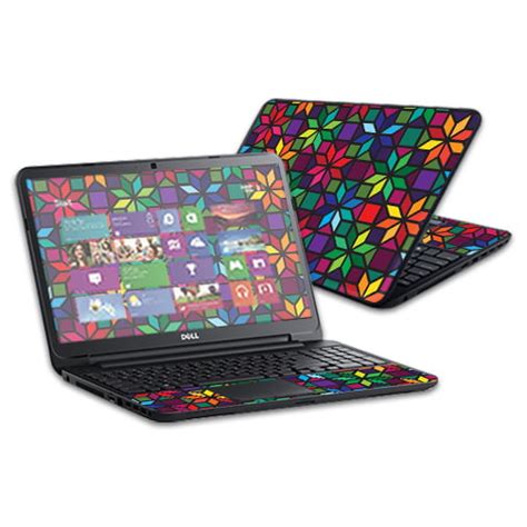 skin  dell inspiron  irv laptop  stained glass window