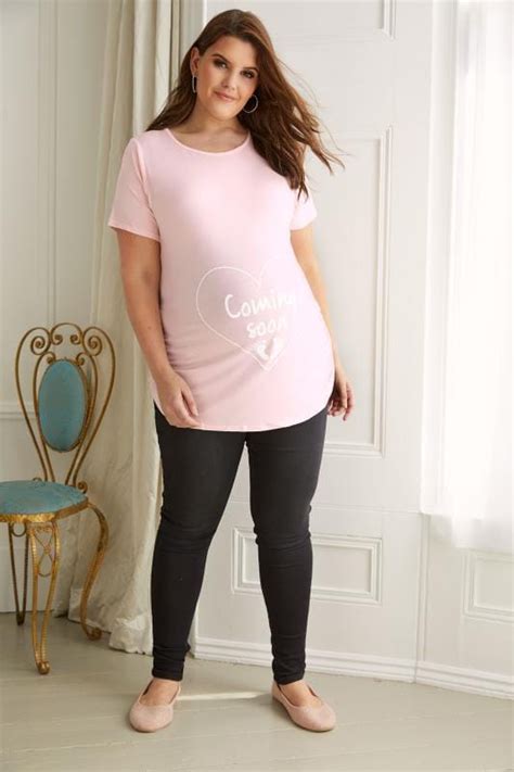 bump it up maternity pink top with white coming soon